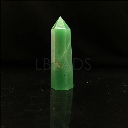 Point Tower Natural Green Aventurine Home Display Decoration PW23030666970-1