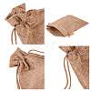 Burlap Packing Pouches Drawstring Bags ABAG-BC0001-08-18x13-3