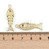 Brass Micro Pave Cubic Zirconia Pendants KK-A269-01B-G-3