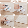 Plastic with Non-woven Fabrics Snap Buttons BUTT-WH0029-66-3