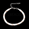 Braided Round Polyester Cord Bracelet Makings FB-CBAEDA0-01P-26-1