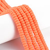 Handmade Polymer Clay Beads Strands LS-CLAY-N008-39-1