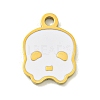 Halloween Theme Ion Plating(IP) 304 Stainless Steel Enamel Pendants STAS-M011-04A-1