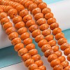 Synthetic Imperial Jasper Dyed Beads Strands G-D077-E01-01F-2