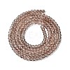 Crackle Glass Beads Strands CCG-Q001-4mm-07-2
