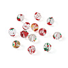 Kissitty 20Pcs 10 Style Transparent Glass Enamel Beads GLAA-KS0001-08-3