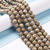 Natural Maifanite/Maifan Stone Beads Strands X-G-I187-6mm-01-10