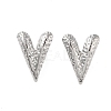304 Stainless Steel Earrings LS-EJEW-O004-09P-2