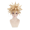 Short Blonde Wavy Cosplay Party Wigs OHAR-I015-03-8