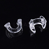 Transparent AS Plastic Base Buckle Hair Findings FIND-T064-007B-01-3