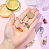 12Pcs 6 Colors Resin Pendants RESI-YW0005-89-5