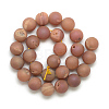 Electroplated Natural Druzy Geode Agate Beads Strands G-S238-18mm-01-2