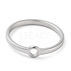 Non-Tarnish 304 Stainless Steel Finger Rings RJEW-E164-11P-8-2