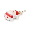 Christmas Themes Alloy Enamel Pendants FIND-I063-01C-2