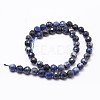 Natural Sodalite Beads Strands X-G-D840-19-6mm-2
