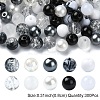 300Pcs 10 Styles Opaque Acrylic Beads OACR-YW0001-87-1