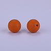 Round Silicone Focal Beads SI-JX0046A-73-2