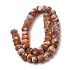 Dyed & Heated Natural Fire Crackle Agate Beads Strands G-D336-01-2