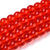 Transparent Glass Beads Strands GLAA-T032-T6mm-09-1