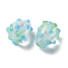 Handmade Foil Lampwork Bumpy Beads Strands FOIL-Z001-05A-3