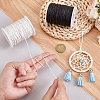 2 Rolls 2 Colors Waxed Cotton Cords YC-PH0001-52C-3