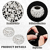 100Pcs Polymer Clay Rhinestone European Beads RB-PH0001-54A-3