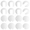 8 Sets Transparent Acrylic Blank Tumbler Topper TACR-BC0001-15-1