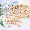 120Pcs 12 Styles Unfinished Natural Wood European Beads WOOD-CD0001-09-5