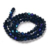 Opaque Solid Color Imitation Jade Glass Beads Strands X-EGLA-A039-P4mm-L09-2