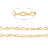 Textured Brass Cable Chain CHC-G012-01G-4