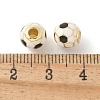 Brass Enamel Beads KK-P294-37G-01-2