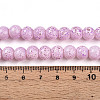Transparent Baking Paint Glass Beads Strands DGLA-N009-8mm-02-5