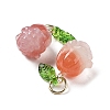 Natural Agate Pendants G-Z052-02B-2