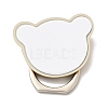 Zinc Alloy Bear Cell Phone Holder Stand Findings AJEW-G035-05G-2