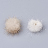 Faux Mink Fur Ball Decoration X-FIND-S267-4cm-14-2