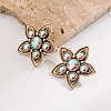 Alloy & Rhinestone Stud Earrings WGDB792-02-1