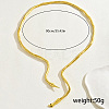 Iron Snake-Shaped Coil Choker Necklaces LS-NJ6393-1-3