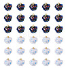 30Pcs 2 Colors Cloth Pendants FIND-TA0008-35-1