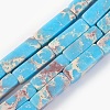 Synthetic Imperial Jasper Bead Strands G-E508-02E-1