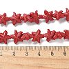 Synthetic Coral Dyed Carved Beads Strands CORA-K009-06A-03-2