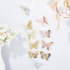 8 Sets 8 Styles Paper Wall Stickers DIY-CA0002-33-5
