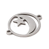 201 Stainless Steel Connector Charms STAS-S126-03P-2