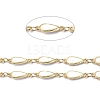 Handmade Alloy Enamel Teardrop Link Chains ENAM-F138-07E-RS-2