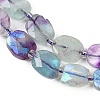 Electroplated Natural Colorful Fluorite Beads Strands G-G182-C04-01-4