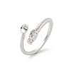 Brass Cup Peg Open Cuff Ring Settings LS-KK-G518-10P-01-1