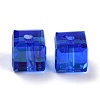 Electroplate Transparent Glass Beads EGLA-B003-01A-10-2