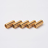 304 Stainless Steel Smooth Surface Magnetic Clasps with Glue-in Ends STAS-O042-C-15G-1