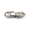 304 Stainless Steel Fold Over Clasps STAS-M119-05P-04-1