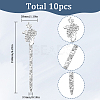10Pcs Alloy Bookmarks AJEW-SC0003-51P-2