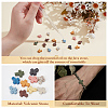 100Pcs 10 Colors Synthetic Lava Rock Beads G-ME0001-11-3